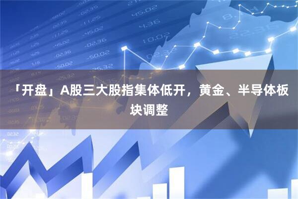 「开盘」A股三大股指集体低开,黄金、半导体板块调整