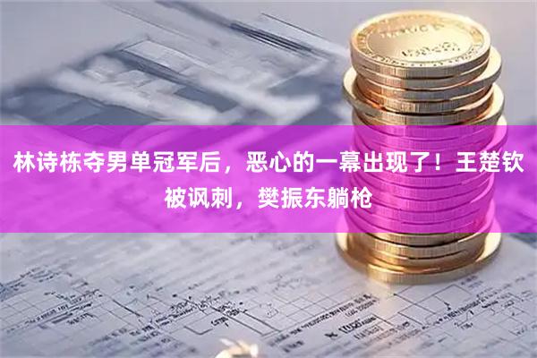 林诗栋夺男单冠军后，恶心的一幕出现了！王楚钦被讽刺，樊振东躺枪